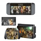 Octopath Traveler decal skin sticker for Nintendo Switch console and controllers