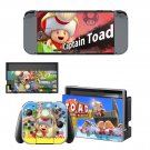 Captain Toad decal skin sticker for Nintendo Switch console and controllers