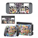 Super Smash Bros decal skin sticker for Nintendo Switch console and controllers