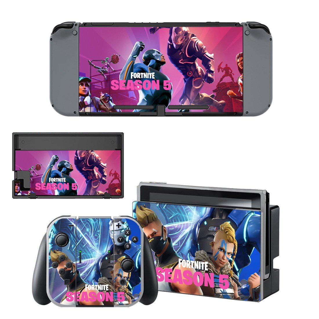 Fortnite decal skin sticker for Nintendo Switch console ...