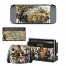 Octopath Traveler decal skin sticker for Nintendo Switch console and controllers