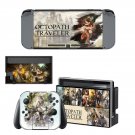 Octopath Traveler decal skin sticker for Nintendo Switch console and controllers