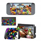 Super Smash Bros decal skin sticker for Nintendo Switch console and controllers