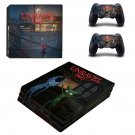 Unravel Two decal skin sticker for PS4 Pro console and controllers