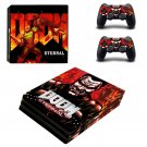 Doom Eternal decal skin sticker for PS4 Pro console and controllers