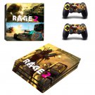 Rage 2 decal skin sticker for PS4 Pro console and controllers