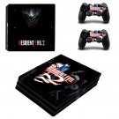 Resident Evil 2 decal skin sticker for PS4 Pro console and controllers