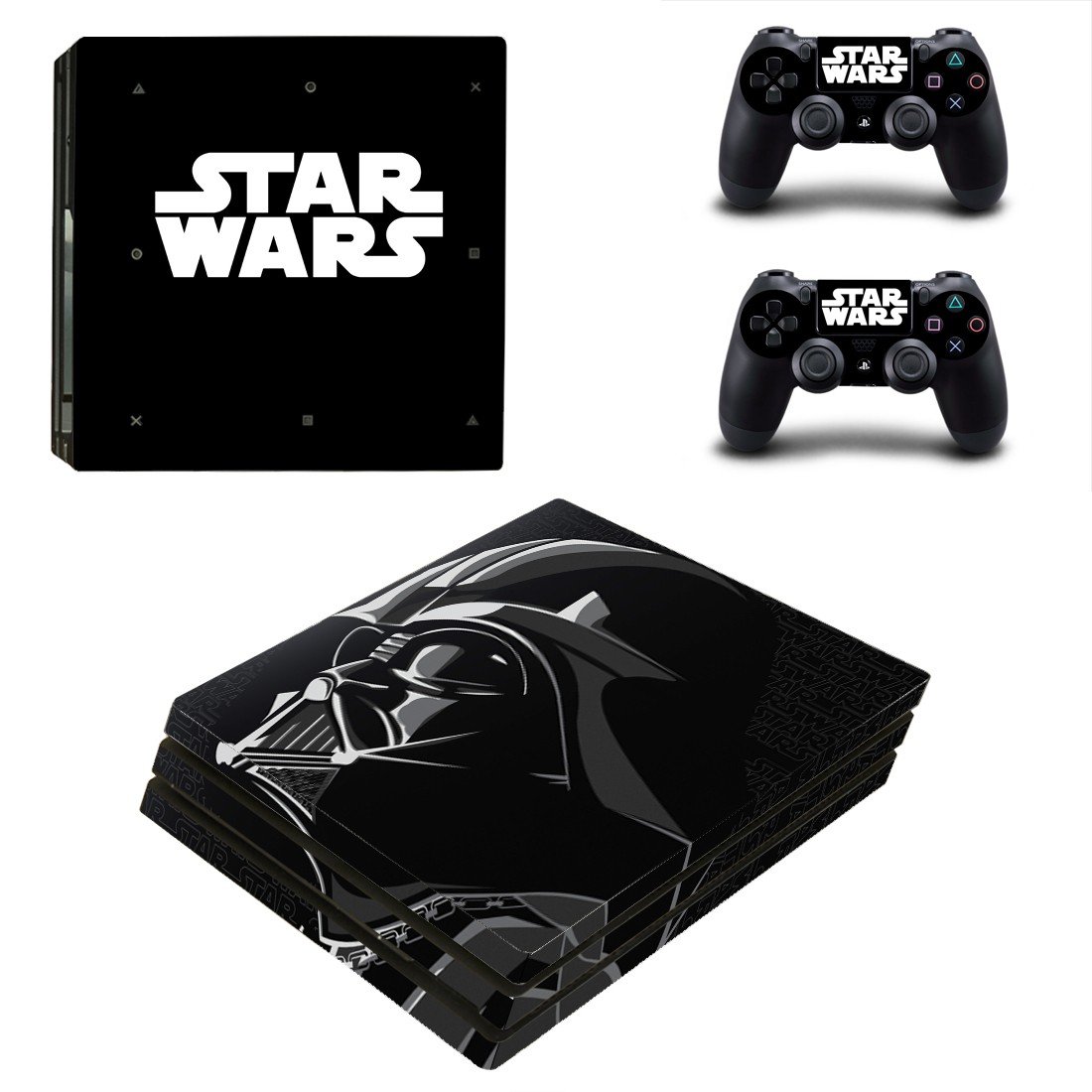 Star wars decal skin sticker for PS4 Pro console and controllers