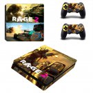 Rage 2 decal skin sticker for PS4 Slim console and controllers