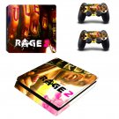 Rage 2 decal skin sticker for PS4 Slim console and controllers