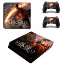 Sekiro Shadows Die Twice decal skin sticker for PS4 Slim console and controllers
