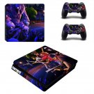 Fortnite decal skin sticker for PS4 Slim console and controllers