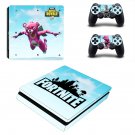Fortnite decal skin sticker for PS4 Slim console and controllers