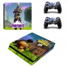 Fortnite decal skin sticker for PS4 Slim console and controllers