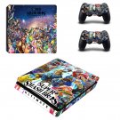 Super Smash Bros Ultimate decal skin sticker for PS4 Slim console and controllers
