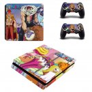 One Piece decal skin sticker for PS4 Slim console and controllers