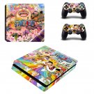 One Piece decal skin sticker for PS4 Slim console and controllers