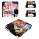 One Piece decal skin sticker for PS4 Slim console and controllers