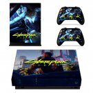 Cyberpunk 2077 decal skin sticker for Xbox One X console and controllers