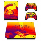 Halo Infinite decal skin sticker for Xbox One X console and controllers