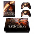 Sekiro Shadows Die Twice decal skin sticker for Xbox One X console and controllers