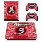 Warriors Orochi 3 decal skin sticker for Xbox One X console and controllers
