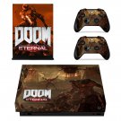 Doom Eternal decal skin sticker for Xbox One X console and controllers