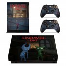 Unravel Two decal skin sticker for Xbox One X console and controllers