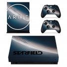 Starfield decal skin sticker for Xbox One X console and controllers