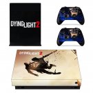 Dying Light 2 decal skin sticker for Xbox One X console and controllers
