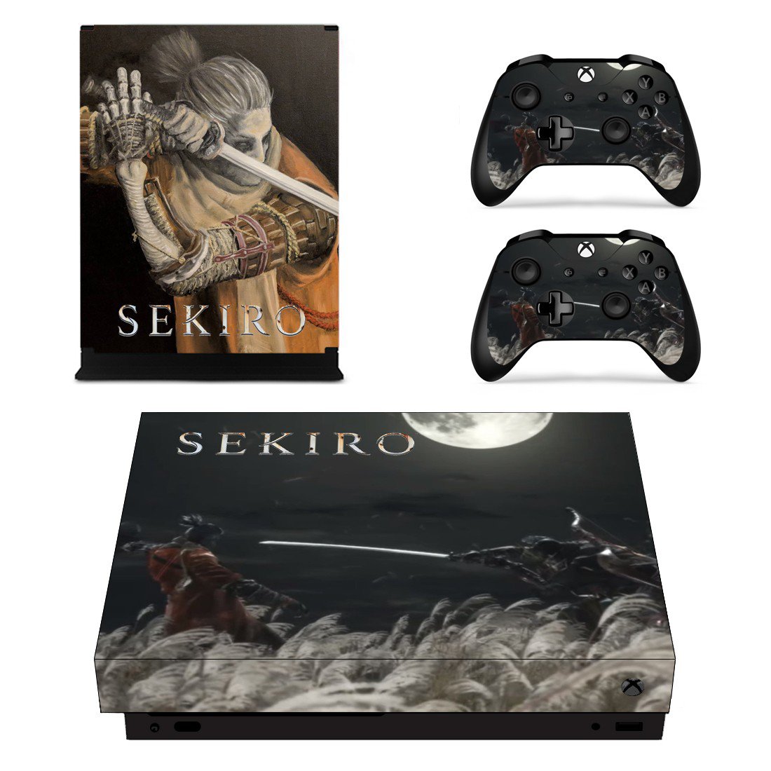 Sekiro decal skin sticker for Xbox One X console and controllers