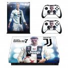 Cristiano Ronaldo decal skin sticker for Xbox One X console and controllers