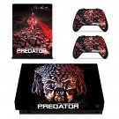 The Predator decal skin sticker for Xbox One X console and controllers