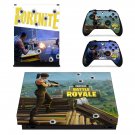 Fortnite battle royale decal skin sticker for Xbox One X console and controllers