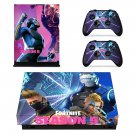Fortnite decal skin sticker for Xbox One X console and controllers