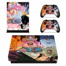 One Piece decal skin sticker for Xbox One X console and controllers