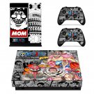 One Piece decal skin sticker for Xbox One X console and controllers