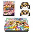 One Piece decal skin sticker for Xbox One X console and controllers