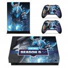Fortnite decal skin sticker for Xbox One X console and controllers