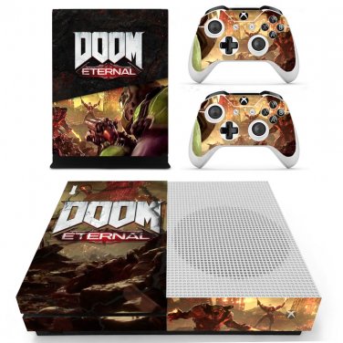 Doom Eternal Decal Skin Sticker For Xbox One S Console And Controllers