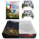 Unravel Two decal skin sticker for Xbox One S console and controllers