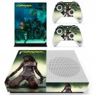 Cyberpunk 2077 decal skin sticker for Xbox One S console and controllers