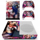 Harley Quinn decal skin sticker for Xbox One S console and controllers