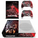 The Predator decal skin sticker for Xbox One S console and controllers