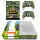 Fortnite battle royale decal skin sticker for Xbox One S console and controllers