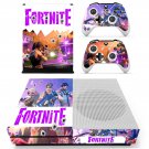 Fortnite decal skin sticker for Xbox One S console and controllers