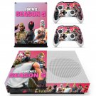 Fortnite decal skin sticker for Xbox One S console and controllers
