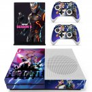 Fortnite decal skin sticker for Xbox One S console and controllers