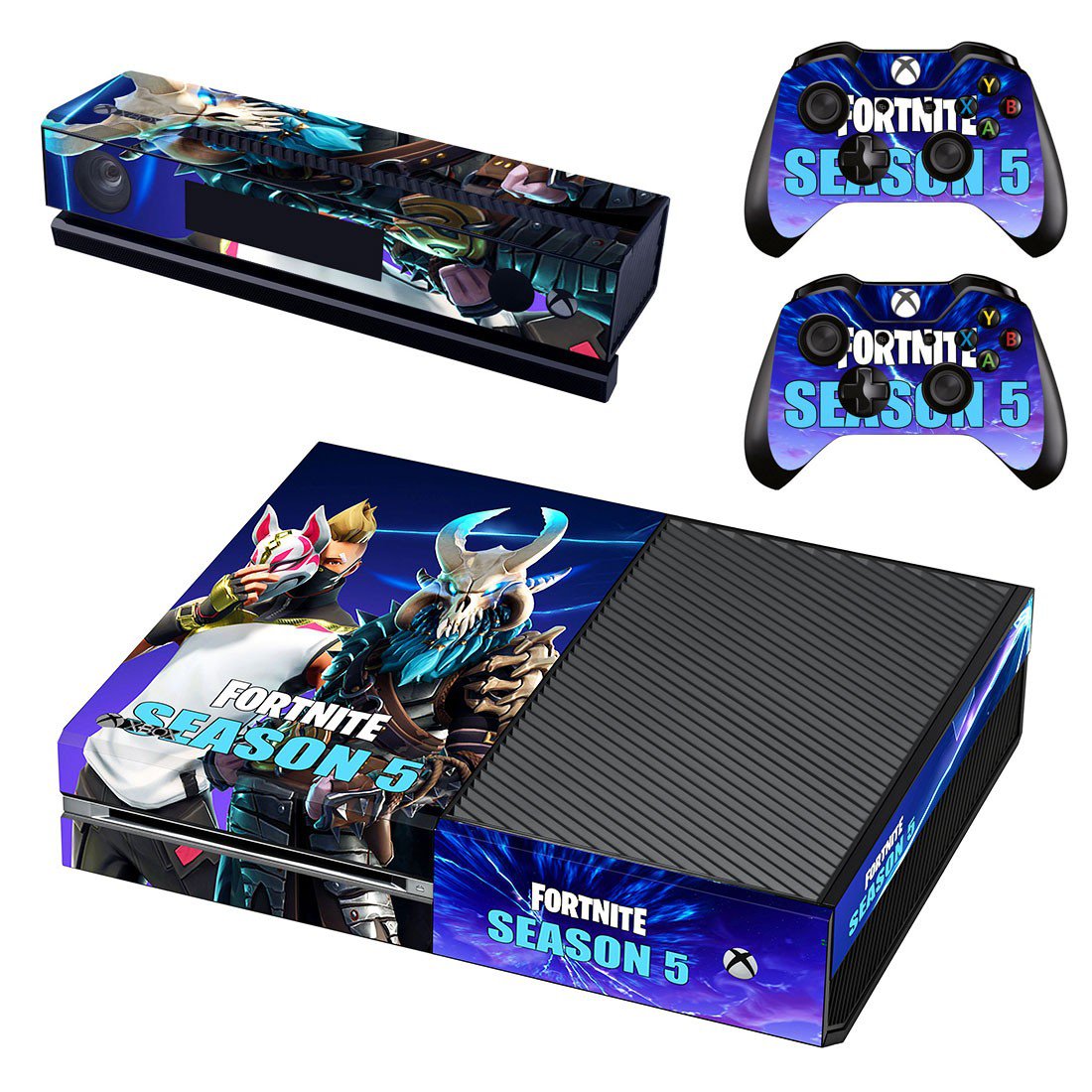 Fortnite decal skin sticker for Xbox One console and controllers
