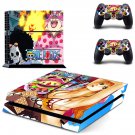 Onepiece decal skin sticker for PS4 console and controllers